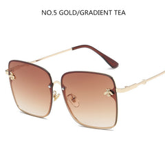 Oversize Square Sunglasses Men Women