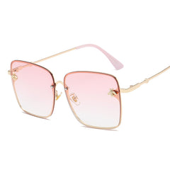 Oversize Square Sunglasses Men Women