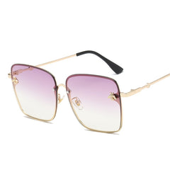 Oversize Square Sunglasses Men Women