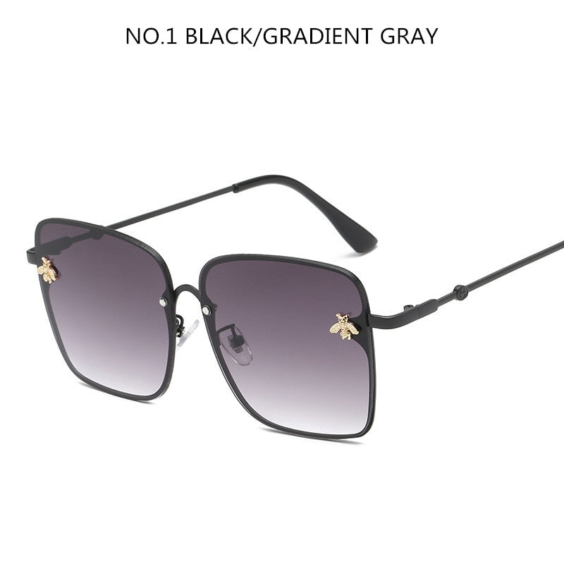 Oversize Square Sunglasses Men Women