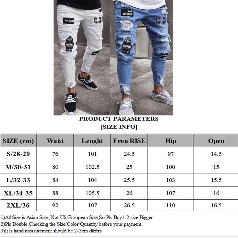 Men Ripped Skinny