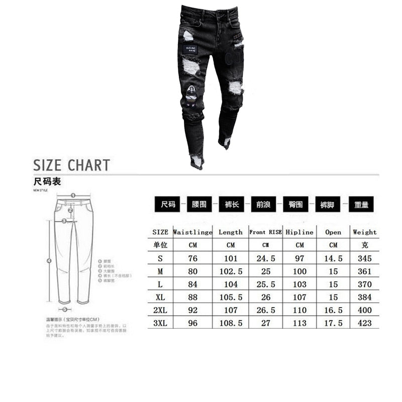 Men Ripped Skinny