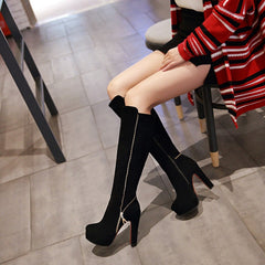S. Winter plush flat bottom