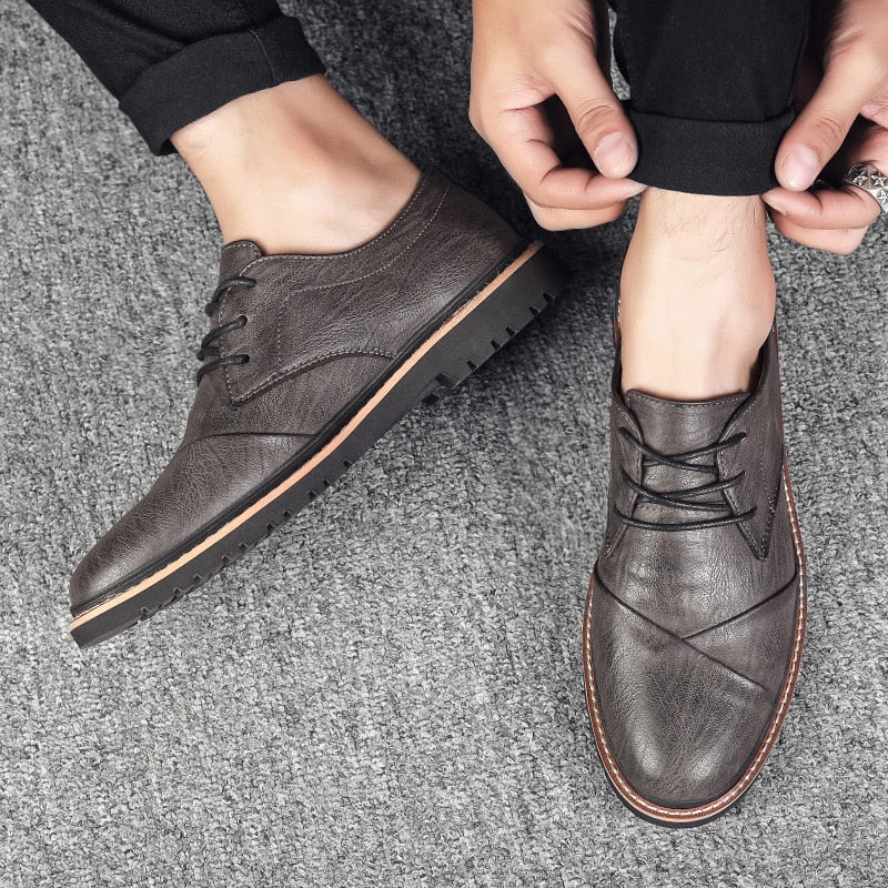 Men Shoes British Style