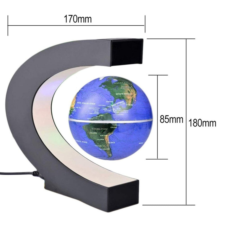 Office Magnetic Floating Globe World Map