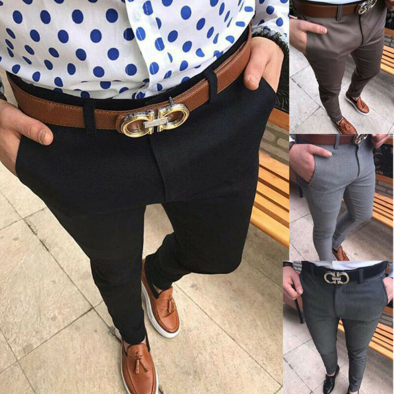 Men's Slim Fit Business Pants
