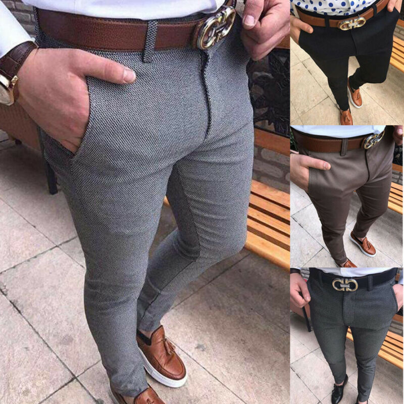 Men's Slim Fit Business Pants