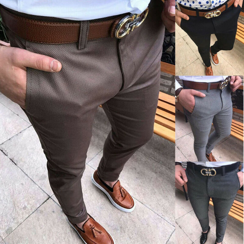 Men's Slim Fit Business Pants