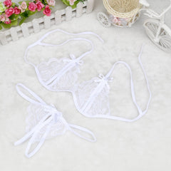 B  Women Sexy Opening Crotch Panties