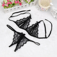 B  Women Sexy Opening Crotch Panties