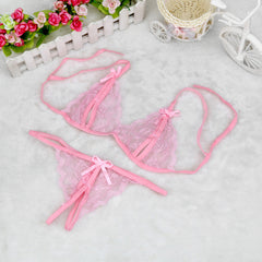 B  Women Sexy Opening Crotch Panties