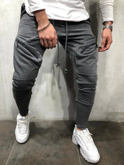 Men Business Casual Cotton Slim Straight Trousers
