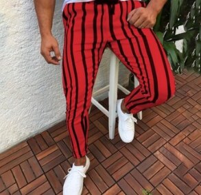 Men Casual Sport Pants Slim Fit