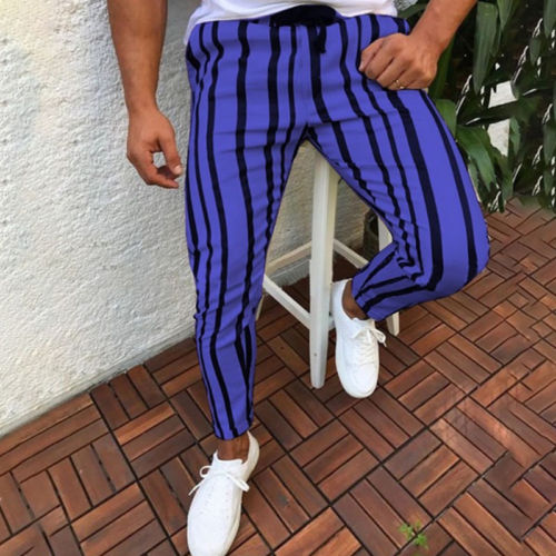 Men Casual Sport Pants Slim Fit