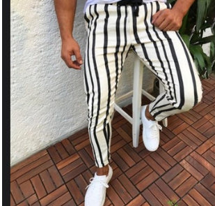 Men Casual Sport Pants Slim Fit