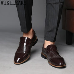 Men Shoes Pointed Toe Dress Shoes
