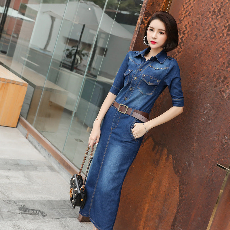 Dress Women Korean Short Sleeves