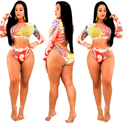 Women High Waisted Bikini Set