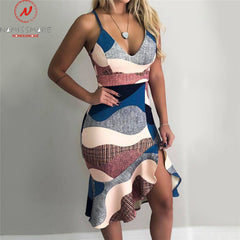 Women Streetwear Trumpet Dress