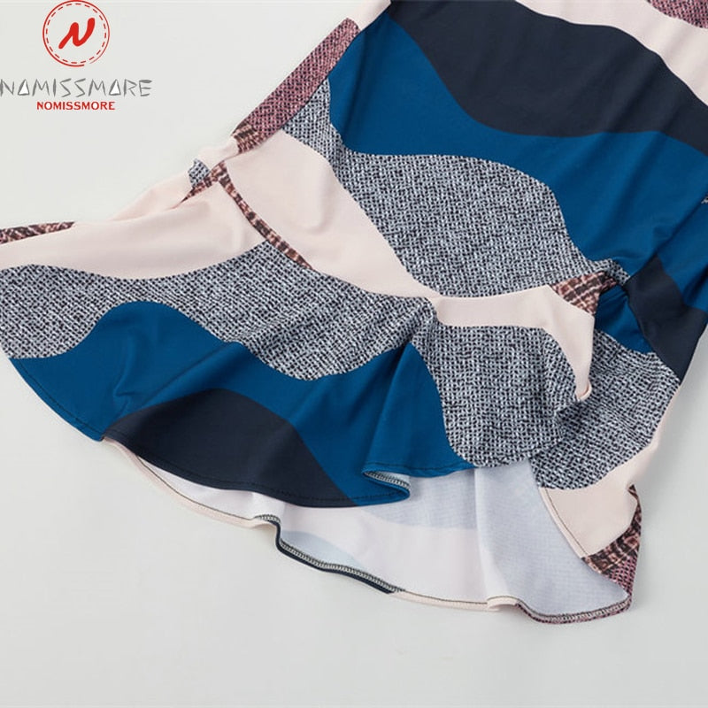Women Streetwear Trumpet Dress