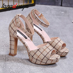 Women's  Sandals Cloth Sexy High Quality