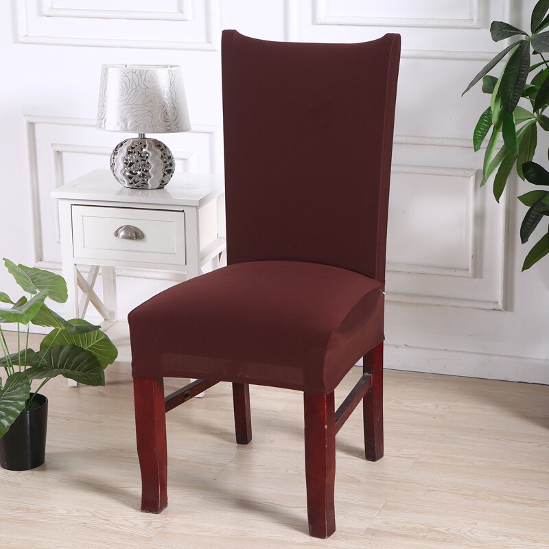 H. solid color chair cover spandex for dining room