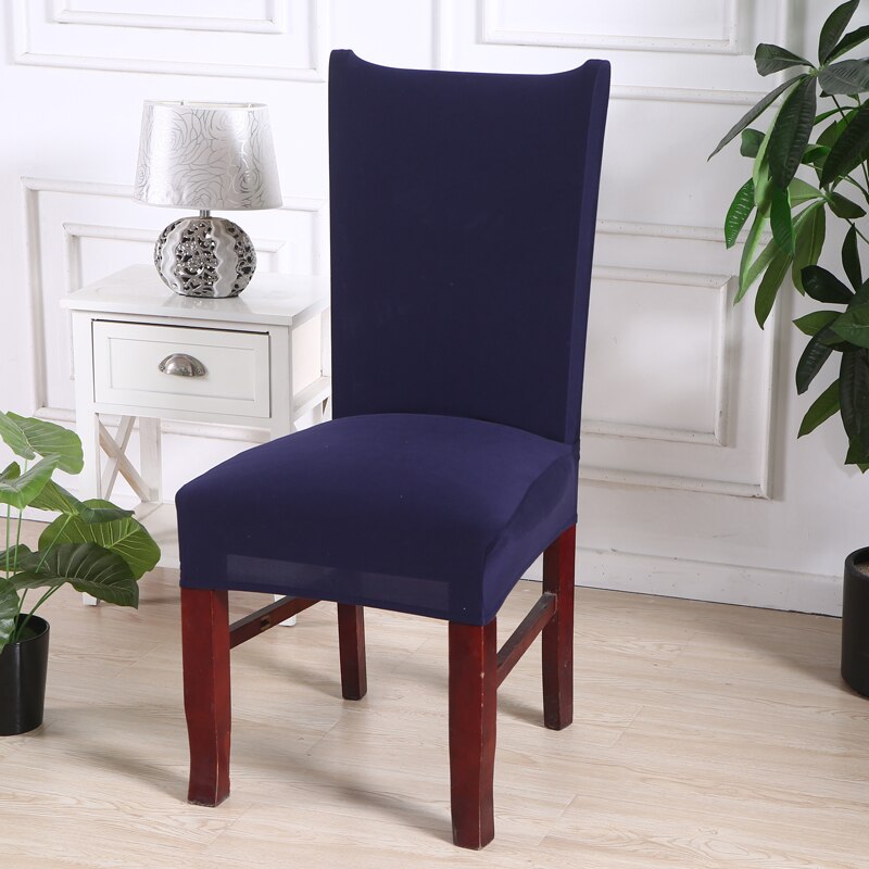 H. solid color chair cover spandex for dining room