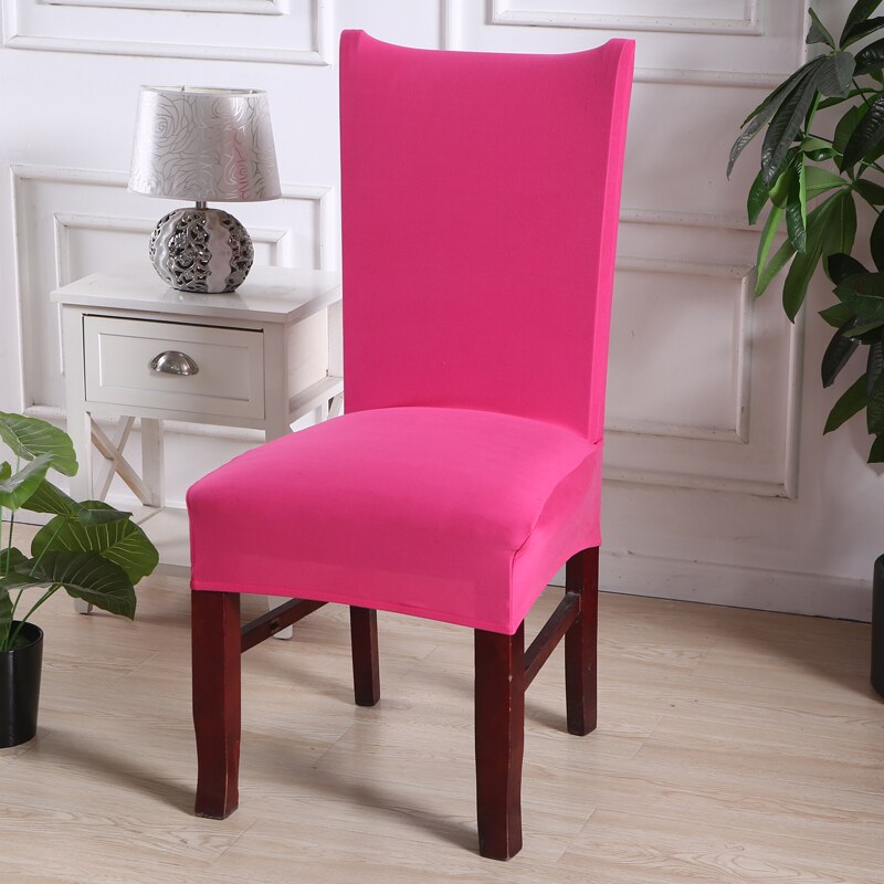 H. solid color chair cover spandex for dining room