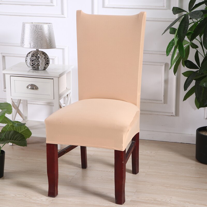 H. solid color chair cover spandex for dining room