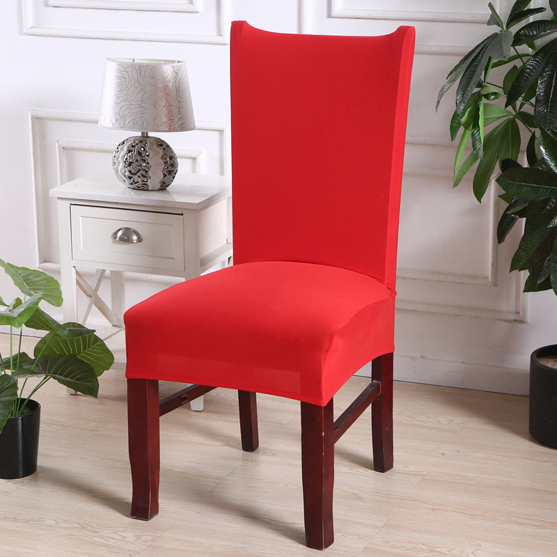 H. solid color chair cover spandex for dining room